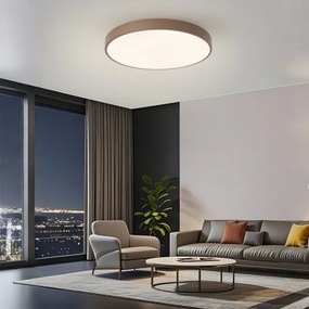 Brilagi - LED dimmelhető mennyezeti lámpa POOL LED/60W/230V 3000-6000K 60 cm barna+távirányító
