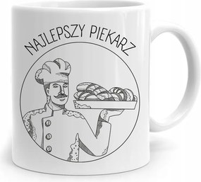 Bögre Ajándék Péknek A Legjobb Pék fényképes nyomtatással