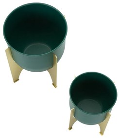 Fém kaspó szett 2 db-os ø 24 cm Grent Shet – Mauro Ferretti