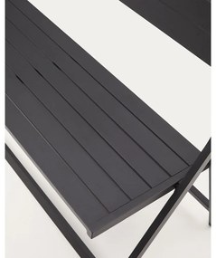 Fekete fém kerti pad Torreta – Kave Home