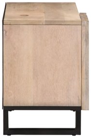 tömör mangófa TV-szekrény 80 x 34 x 46 cm