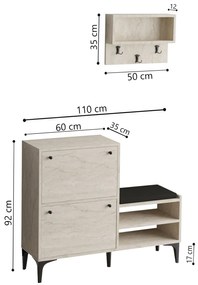 Előszobafal  Bratty (travertin)  . 1101346