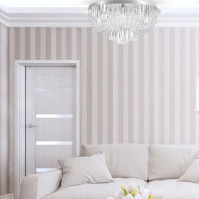 Zuma Line 19157L - Mennyezeti lámpa SENSI 8xG9/25W/230V átm. 55 cm króm