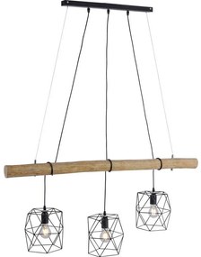 Leuchten Direkt 15503-18 - Csillár zsinóron EDGAR 3xE27/60W/230V