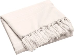 Krémszínű pamut ágytakaró 180x220 cm Lilia – douceur d'intérieur