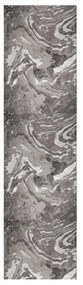 Marbled szürke futószőnyeg, 60 x 230 cm - Flair Rugs