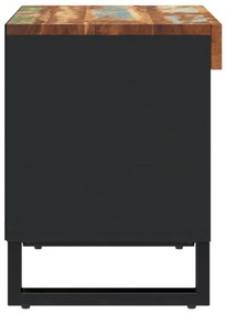 tömör újrahasznosított fa TV-szekrény 60 x 33 x 43,5 cm