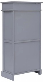 szürke császárfa cipősszekrény 50 x 28 x 98 cm