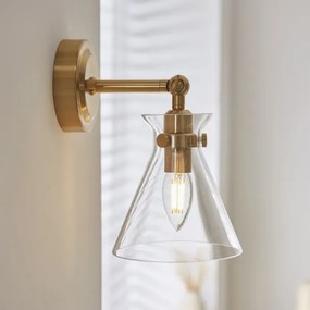 Endon 112861 - HARLOW fali spotlámpa 1xE14/7W/230V arany