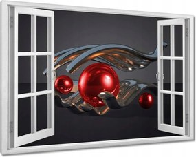 Képek 120x80 Piros golyók a kézben