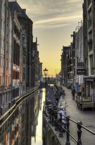 Poszter 53x81cm Csatorna Amszterdam városon keresztül 6, Assaf Frank