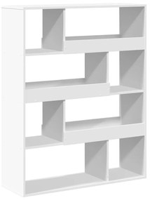 fehér szerelt fa könyvespolc 100 x 33 x 125,5 cm