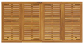 7 részes kerti étkező garnitúra Fekete Poli Rattan Akác, Egymásra rakható kerti székek párnákkal 2 db Fekete Poli Rattan, Kerti asztal 180x90x75 cm Szilárd Akácfa és Fém