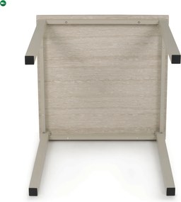 Étkezőasztal 70 × 70 cm melamin travertin GDT-201 TRV