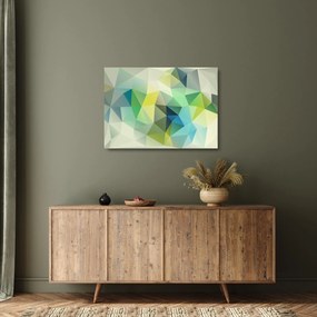 A geometriai absztrakció képe (üvegen) (70x50 cm)