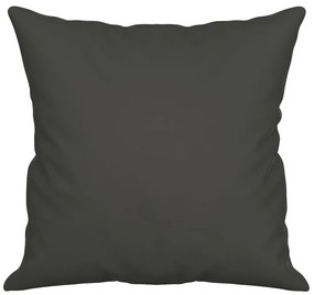 2 db sötétszürke mikroszálas szövet díszpárna 40 x 40 cm