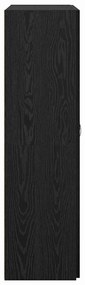 Irodai szekrény polcokkal Musta tammi 60 x 32 x 115 cm Faanyag