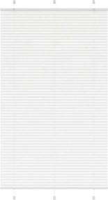 vidaXL pliszírozott redőny Fehér 115x200cm szövetszélesség 114,4cm