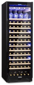 Klarstein Vinovilla Onyx Grande, nagy kapacitású borhűtő, 433 liter, 165 palack, fekete