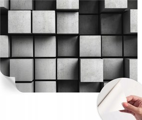 Öntapadós tapéta 3D fali furnér Geometrikus kockák 104x70 cm