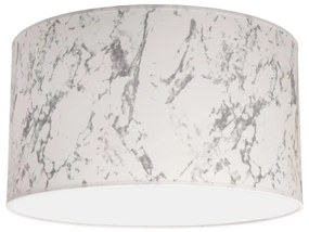 Duolla Duolla - Mennyezeti lámpa MARBLE 1xE27/40W/230V átm. 45 cm fehér/szürke DU80412