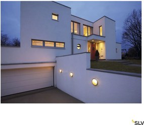 SLV 229072 BULAN Modern Kültéri Mennyezeti Lámpa Átlátszó, Szürke E14 IP44