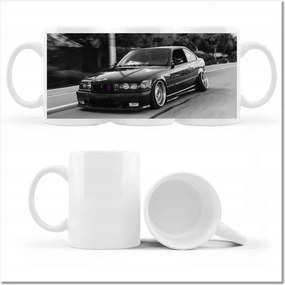 Bmw 3 Három Buma nyomott mintás bögre Klasszikus autó Daily Car