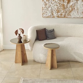 Luna - Bronze, Sapphire Oak