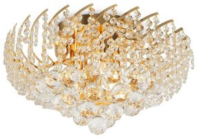 Maytoni DIA120-06-G - Mennyezeti lámpa KAROLINA 6xE14/40W/230V