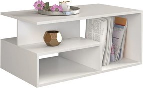 Prima dohányzóasztal, fehér