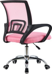 Irodai szék, rózsaszín/fekete, DEX 4 NEW