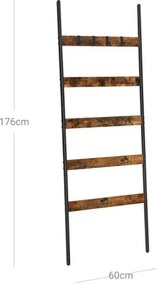 Álló fogas NAVARO barna/fekete