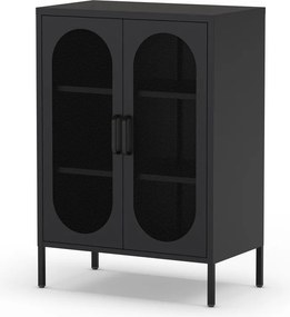 Fekete szekrény 70x100 cm Diora – Marckeric