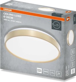 Osram - LED mennyezeti lámpatest CEILING LUXO LED/18W/230V átm. 32 cm arany