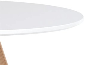 Fehér MDF Étkezőasztal 70×70 cm. DT-320 WT