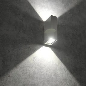 POLUX 319982 ORLEAN Modern Kültéri Fali Lámpa Fehér LED IP44