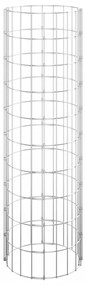 3 db kör alakú horganyzott acél gabion magaságyás Ø30 x 100 cm