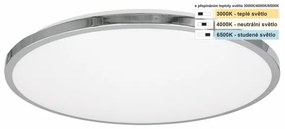 Top Light -LED Fürdőszobai mennyezeti lámpa SILVER LED/18W/230V IP44 átm. 34 cm króm