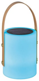 Fehér-barna LED asztali lámpa (magasság 34 cm) Bari – Fischer &amp; Honsel