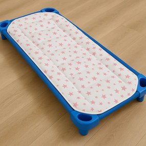 Mintás és fehér flanel bélelt lepedő 133 X 58 cm