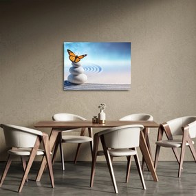 Üveg kép - Zen kert (70x50 cm)