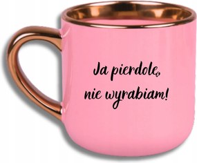 Bögre Rózsaszín Elegáns Nagy Vicces Ajándék Nem Gyúrom