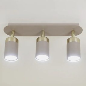 Brilagi - Spotlámpa POKER 3xGU10/25W/230V bézs