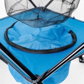 Összecsukható kempingasztal + 2x szék kék