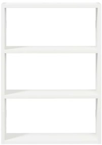 fehér szerelt fa fali polc 43 x 9 x 60 cm