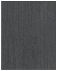 szürke tömör fenyőfa TV-szekrény 70 x 33 x 42 cm