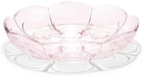 Világos rózsaszín üveg desszertes tányér készlet 2 db-os ø 16 cm Lily – Holmegaard
