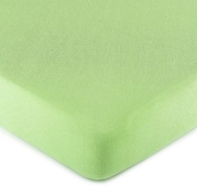 de pat 4Home jersey lepedő zöld, 90 x 200 cm