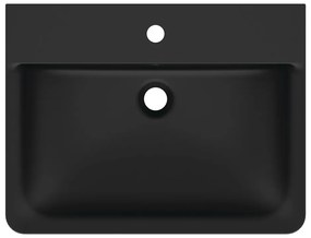 Matt fekete kerámia mosdókagyló 60x46 cm Silk Black – Ideal Standard