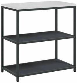 Konyhai Tároló Készlet ajtóval 2 pcs Antracit 180 x 50 x 92 cm